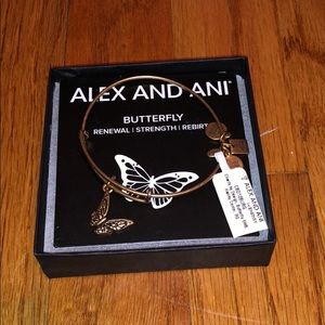 NWT ALEX AND ANI Butterfly Bangle